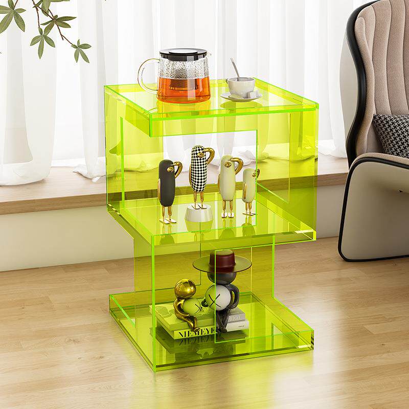亚厅克力沙发边几约卧室置物架简床创头柜意角几客茶几YKLBJ-00收