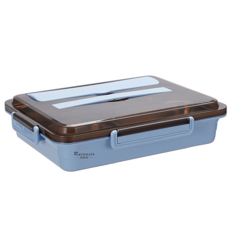 304不锈钢餐盒便当盒隔热分格带盖上班族学生午餐盒保温饭盒