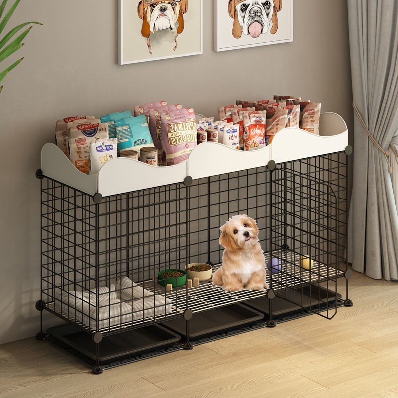 狗笼子中小d型犬室内带厕所分离狗窝别墅柯基泰迪宠物狗狗围栏栅