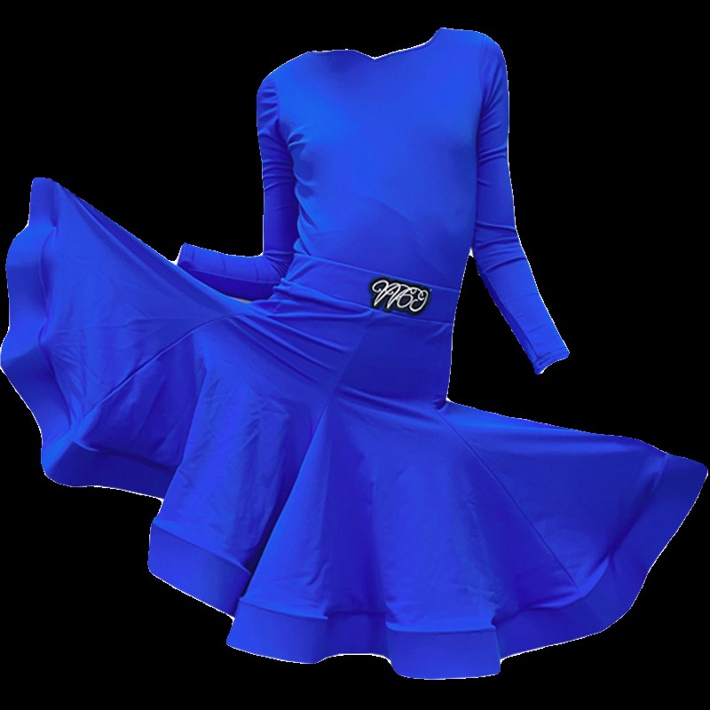 高级拉丁舞表演服女儿童舞蹈练功服规定比赛服装少儿拉丁舞服长袖