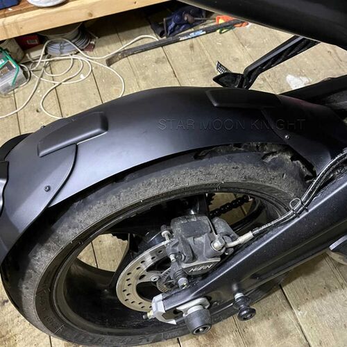 适用凯旋b三叉戟660摩托车改装后挡泥板加长Trident 660后挡泥板