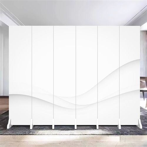 2025定制新款简约屏风隔断公司办公室前台大厅遮挡防水折叠可移动