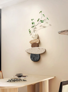 时来运转餐厅墙面挂画中古风挂件墙上装饰品高级感餐桌背景墙壁画