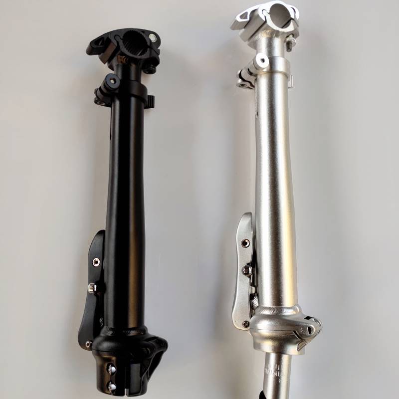 现货代驾车方向把把立折叠锂电电动车自行车无纹前车把有纹把立柱