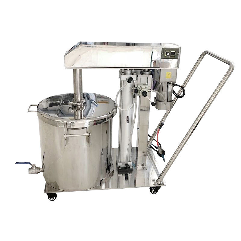 50L不锈钢电动搅拌机工业涂料移动刮壁搅拌器 定制加热小型搅拌桶