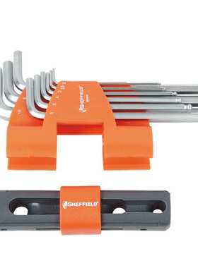 钢盾 SHEFFIELD S050023 9合1多功能加长球头内六角扳手