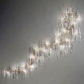 全铜背景墙壁灯客厅墙灯创意艺术现代轻奢大气过道水晶大壁灯