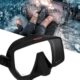 Hollis 面镜潜水镜男专业技潜面罩高清水肺大视野深潜无框美国