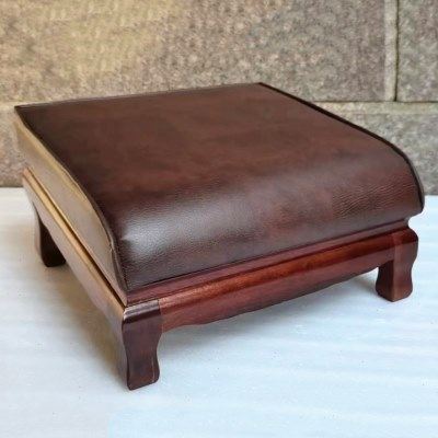 加厚拜垫拜佛垫实木皮革方形四脚大拜垫跪垫家用礼佛打坐垫,居家布艺,蒲团,淘宝优惠券,粉丝福利购,淘宝优惠卷