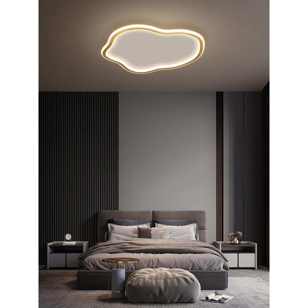 意式轻奢灯全铜极简卧室灯吸顶灯2023年新款简约现代主卧灯房间灯