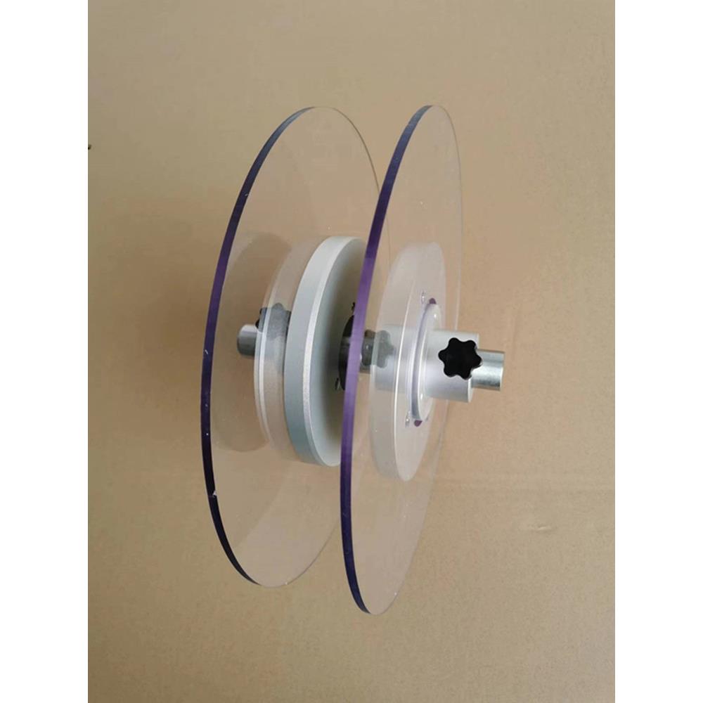 6寸管挡圈分条机胶膜固定盘模切挡板堵头胶带夹料盘/铝合金挡料盘