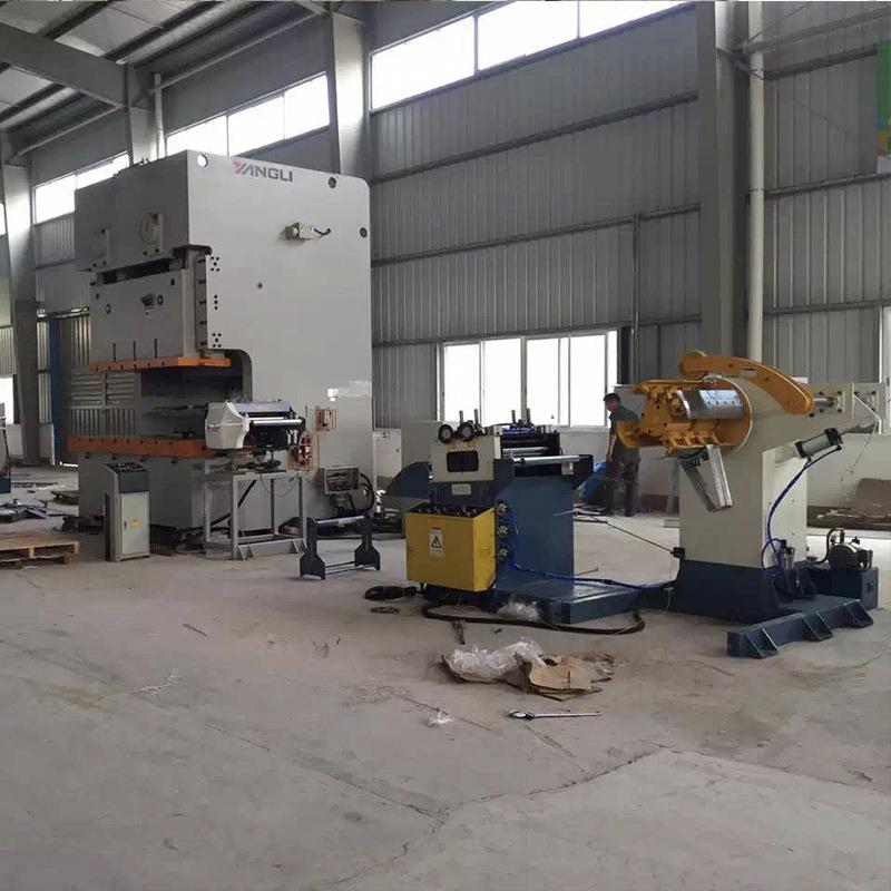 冲床二合一送料机材料架兼整平机金属卷材冲压自动放料矫正机