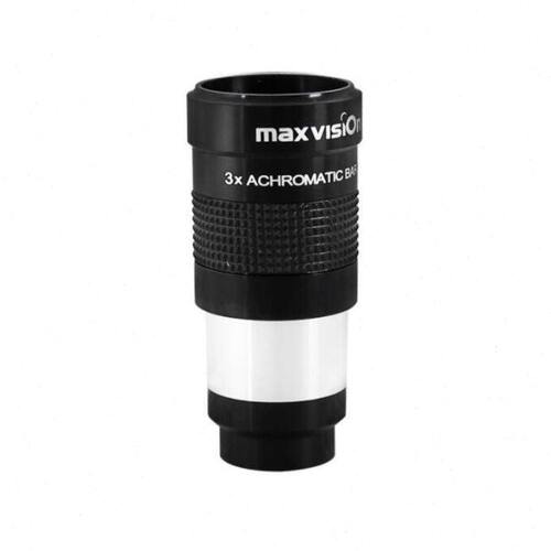 晶华大观Maxvision天文望远镜配件1.25英寸金属消色差3X倍增倍镜