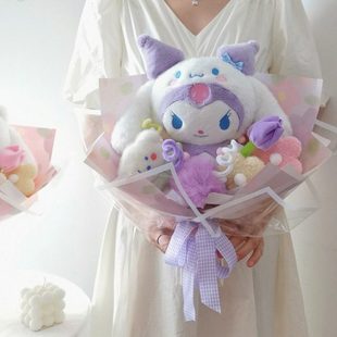 卡通生日节日毕业礼物玉桂桂狗库洛洛米美乐乐蒂玩偶公仔大花束