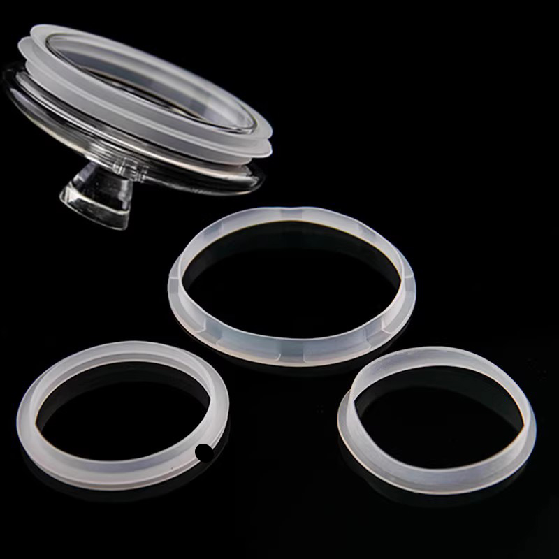 玻璃茶壶盖密封圈内胆防滑盖子双层矽胶圈茶叶P罐塑胶圈o圆型胶圈