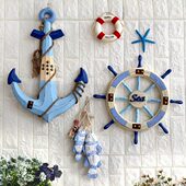 地中海风格 男孩儿童房布置墙上墙面幼儿园装 饰品壁挂背景墙挂件