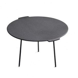 户外野营烤盘带支架可拆卸折叠简易出游铁板烤肉盘非挪客