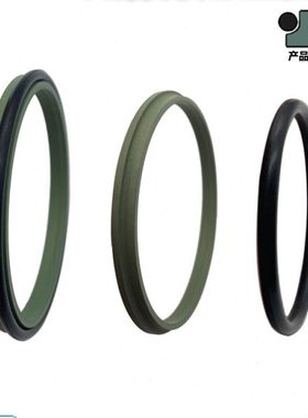 埃洛特AL5特康2型GSZ油缸四氟尘封40*48.8/50*58.8*6.3密封防尘圈