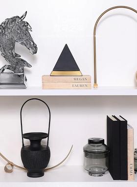 Koket蔻可新中式样板间高级感书架书柜装饰品摆件客厅书房搭配套