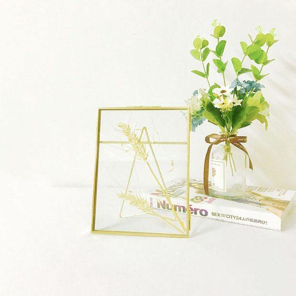 北欧金属创意几何植物标本相框6寸摆台立体照片现简约画框7寸,饰品/流行首饰/时尚饰品新,摆件,淘宝优惠券,粉丝福利购,淘宝优惠卷