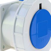 原装 直插Typ1396 德国霸士BALS工业防水插座63A单相三孔IP67暗装