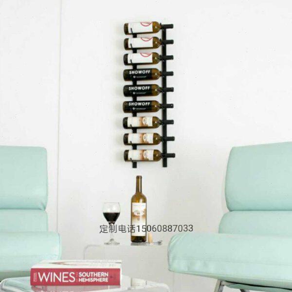 欧式简约酒柜展示架壁挂式红酒架创意酒庄酒吧家用墙壁酒架可定制