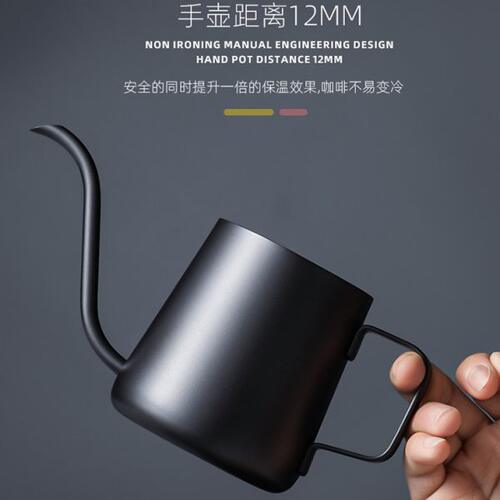 COFFEE JAZZ 家用细口挂耳咖啡手冲壶不锈钢滴漏壶迷你小型长嘴壶