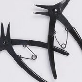 二合一卡簧钳两用孔用挡圈钳内卡外卡钳门轴用穴用卡黄内弯环钳子