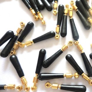 新铜头漂座竞技专用万向旋转散装金属橡胶钓鱼渔具垂钓用品小配件