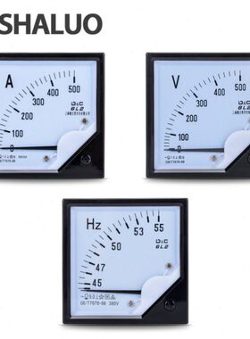 发电机组开关配电箱指针式仪表6L2电流表频率表Hz 380V500V电压表