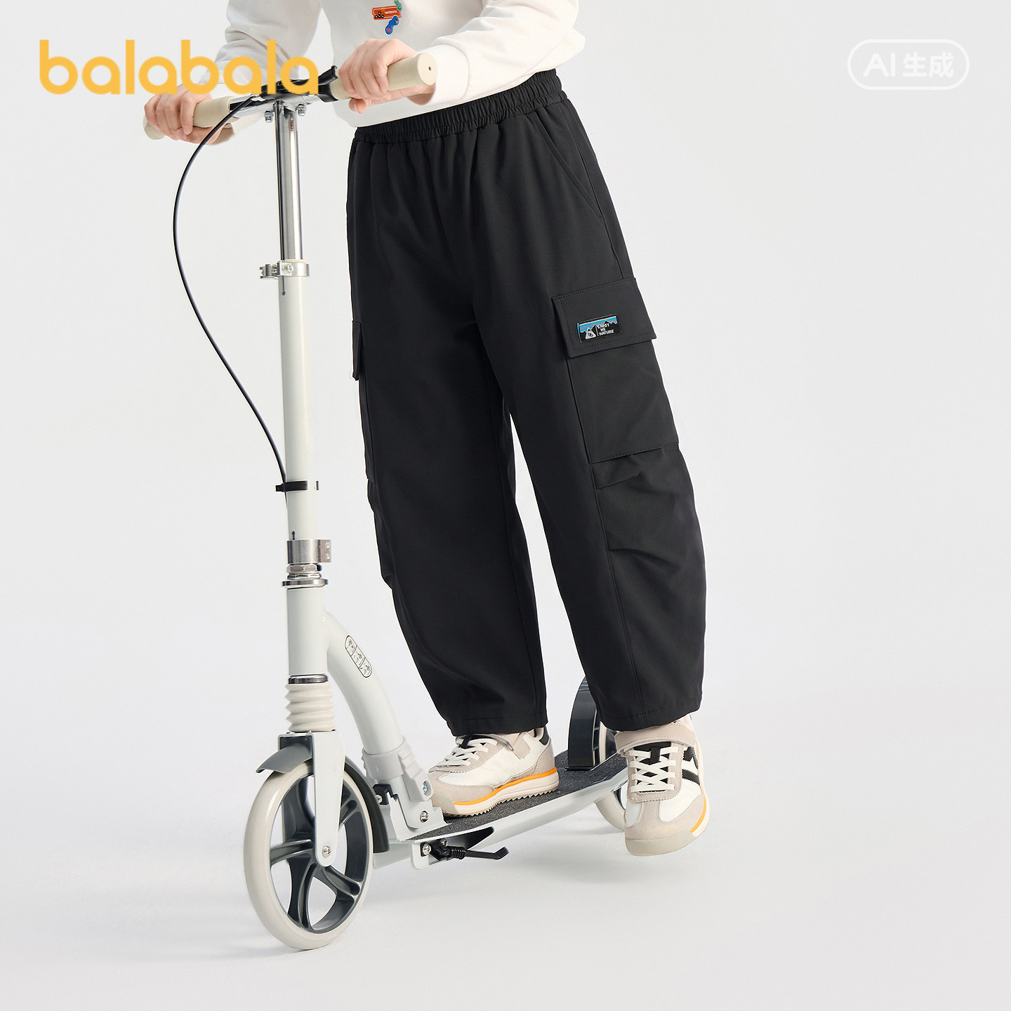 巴拉巴拉balaOne男女童羽绒裤子