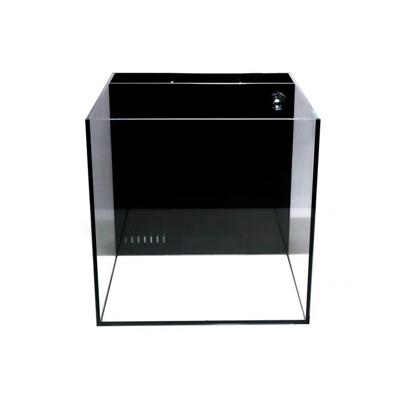 金晶超白生态海缸黑玻背虑鱼缸免换水自循环淡水一体缸背滤玻璃缸