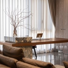 2025新款意式极简奢石岛台餐桌一体家用亚克力悬浮高端实木泡茶桌