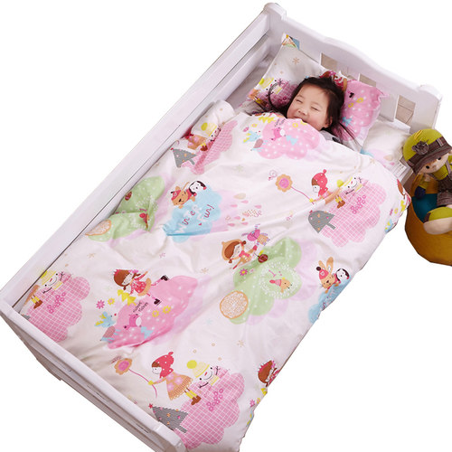 宝宝入园床品儿童幼儿园被褥被子套三件套午睡六件套纯棉午托用品