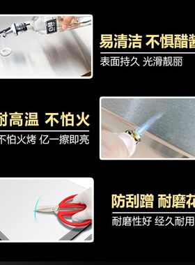 雪淞不锈钢拉门工作台面用立架案子置物架加厚收纳架三层厨房两层