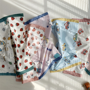 A类全棉儿童枕套30X50纯棉60支长绒棉卡通枕芯套40X60幼儿园枕皮