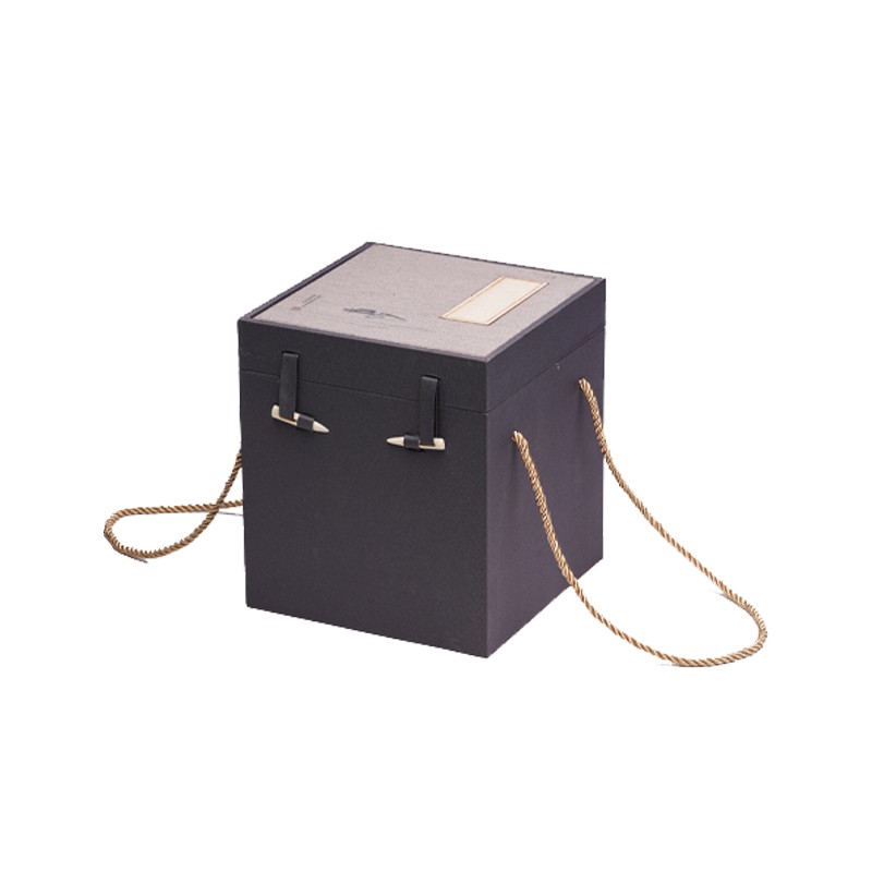 提梁紫砂壶包装盒茶叶罐泥塑笔筒礼品盒陶瓷紫陶包装盒定做刻字