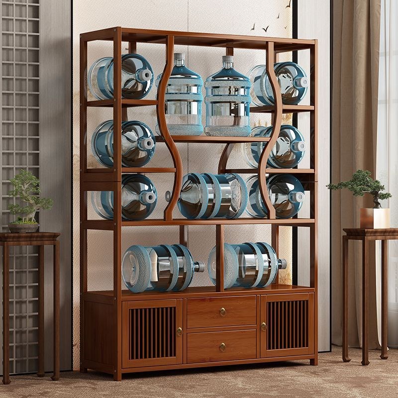 #多层博古架中式多宝阁茶具置物架茶叶柜茶货柜展示架客厅隔断书