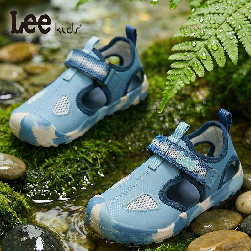 Lee Kids童鞋男童凉鞋夏季新款轻便速干涉水户外休闲儿童运动单鞋