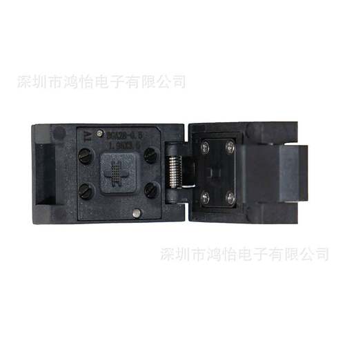 BGA28芯片测试夹具烧录座 0.5mm间距老化座厂家直销设计生产一站