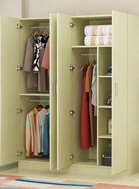 衣储物柜收纳简约简易实质出租房QJN用小柜子儿童家卧室木衣橱工用厂