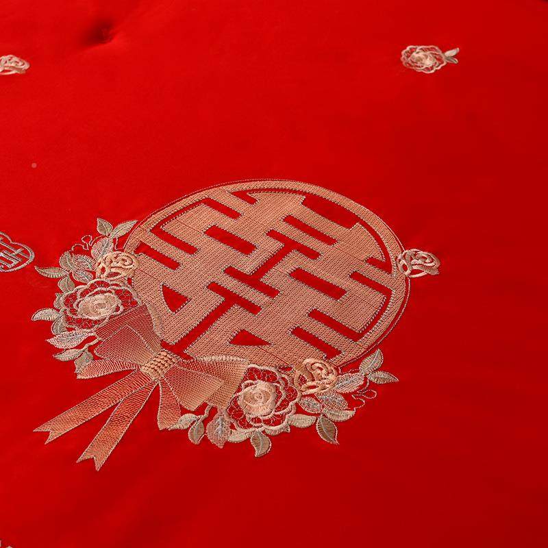 新款结婚用品蚕丝被婚庆被桑冬蚕丝红色双人子MLM12婚厚礼纯棉大,床上用品,蚕丝被,淘宝优惠券,粉丝福利购,淘宝优惠卷