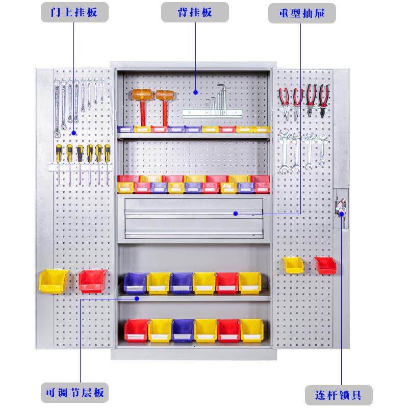 修汽车具间型五金工具柜推车家用钢JQ-6413制工具车重修理厂收纳