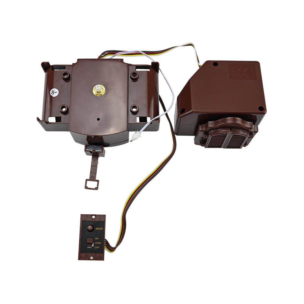 布?谷咕鸟钟表石英机芯咕光控整报时电子挂钟时点钟装饰F$p$%ph(