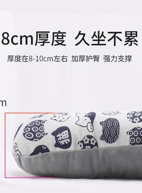 谋生椅ltao6351椅垫座靠宿垫舍坐垫靠垫一体屁垫背学生椅子子办公