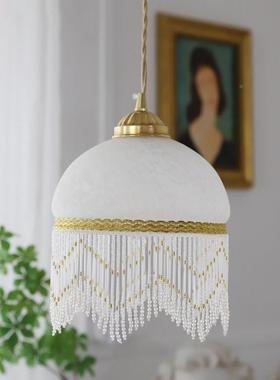 西洋董璃法玻式流SM-D061苏吊灯中古美式卧室床古头飘窗阳台灯