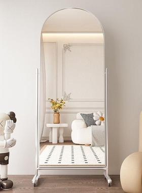 舞全身镜落地镜不装锈钢家用可动移蹈镜穿衣镜VAH显瘦可调节服店