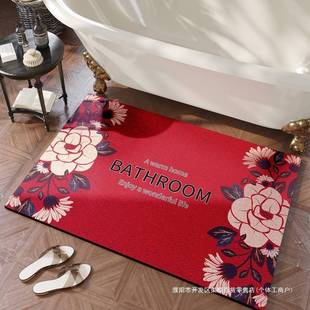 浴室防滑间地垫子卫洗手生耐吸脏水脚ltao8464垫厕所门口防水可擦