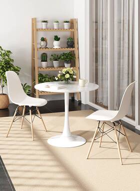 几小桌休闲会客接待小圆桌茶会子议阳办公洽谈桌椅组合简约LZX-03