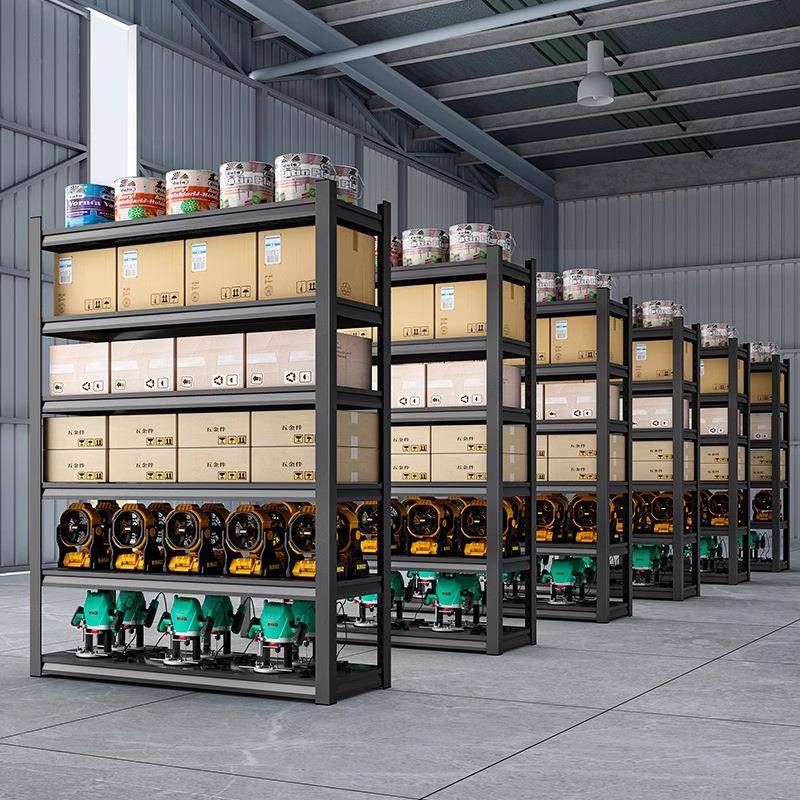 家货架多层置物架超市商用仓架库阳台钢362展示多用层落地收制纳